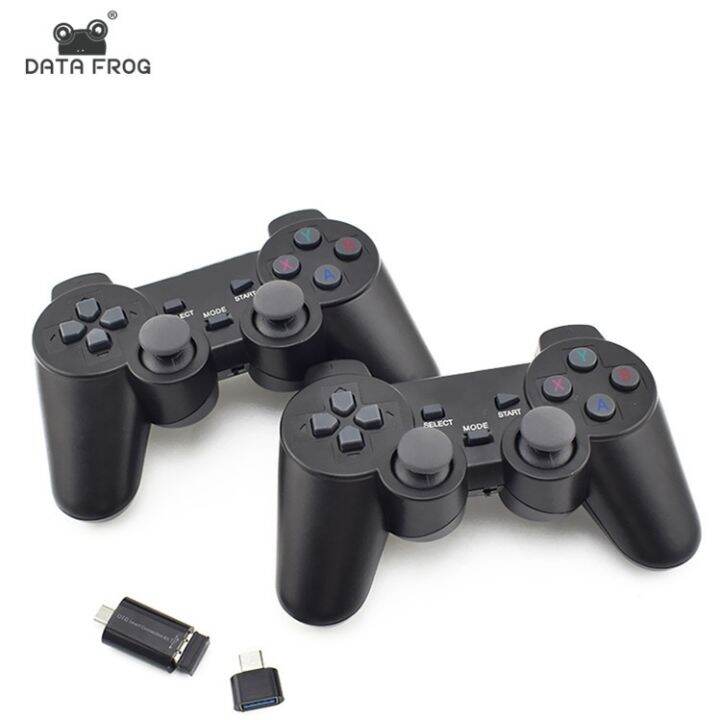 2.4 G wireless gaming doubles handle android smartphone PC game controller USB interface Lazada