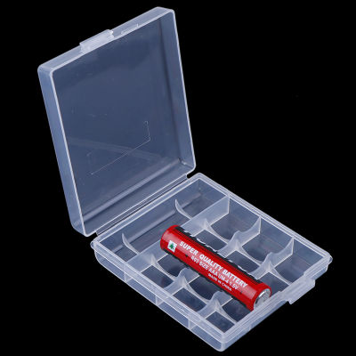 [Csndices] กล่องใส่แบตเตอรี่พลาสติกสำหรับกล่องเก็บแบตเตอรี่ AA AAA 14500 10440 4ก้อน