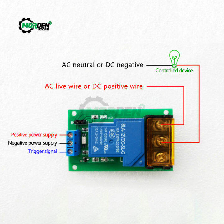 dc5v12โวลต์24โวลต์โมดูลรีเลย์พลังงานสูงทางเดียวสูงต่ำไก-optocoupler-แยกคณะกรรมการรีเลย์แหล่งจ่ายไฟอุปกรณ์เสริม