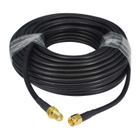 RG58 Coaxial Cable Low Loss RP-SMA Male to RP-SMA Female Connector RF Adapter Cable 50ohm 10M