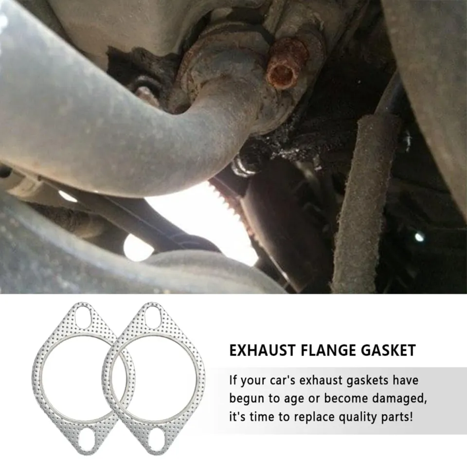 Easy Installation Exhaust Gasket Enhance Engine Efficiency Reduce Noise  with 2pcs Car Exhaust Gasket High Performance Exhaust Pipe Gaskets