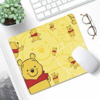 Cute Winnie the Pooh Office Mice Gamer Soft Mouse Pad Mouse Pad rubber Desk Pads Keyboard Mats Table 20x25cm