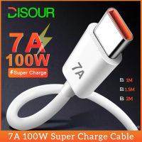 7A USB Type C Super Fast Charge สำหรับ Huawei P40 P30 Mate 40 USB Fast Charing ข้อมูลสำหรับ Xiao Mi Mi 12 Pro Oneplus Realme Oppo Vivo Super Fast Charger TypeC สาย