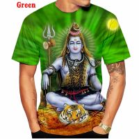 2023 new2022 New 3D Print Anime Fashion Lord Shiva Harajuku Short Sleeve T Shirts