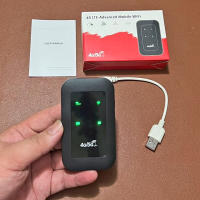 Pocket WiFi 4G/5G Pocket WiFi 150Mbps 4G/5G WiFi ใช้ได้ทั้ง AIS DTAC True Cat TOT สีดำ