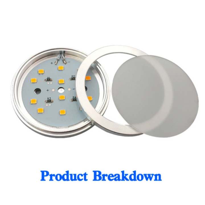 หลอดไฟ-led-dc-12v-ขนาด60มม-ไฟโดม-pelat-aluminium-ดาวน์ไลท์สำหรับคาราวาน-rvs-ใช้ภายในเรือยอชท์ผู้ออกค่าย5ล้อ