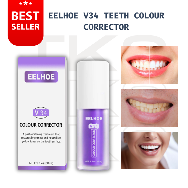 AUTHENTIC EELHOE V34 TEETH COLOUR CORRECTOR Lazada PH