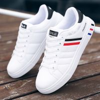 COD DSFGRTUTYIII Mens Shoes Spring New Style Sports Casual Trendy All-Match Low-Cut White Korean Student S