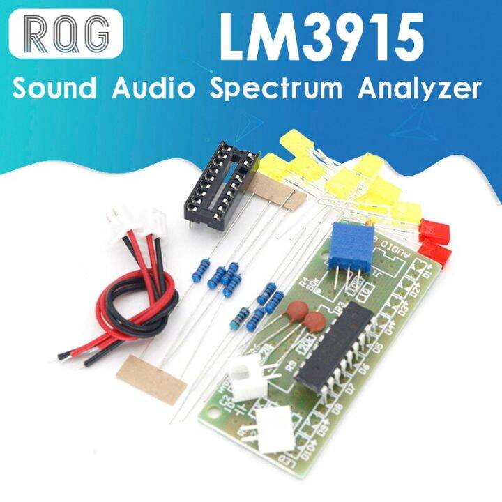 LM3915 10 LED Sound Audio Spectrum Analyzer Level Indicator Kit DIY