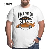 Men T Shirt Designer Mens Tshirts Cotton Fabric Tops Tees Customized T-Shirts Japan Car Racer Lover Manga Clothes White 5Xl 6Xl 【Size S-4XL-5XL-6XL】