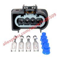 1 Set 4 Pin Car Waterproof Socket Electric Cable Connector 3.5 Series Auto Accessories 09448401 9653811580 Electrical Connectors