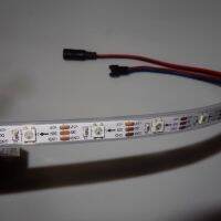 【❂Hot On Sale❂】 sunzhez 5M 34Leds/M Dc5v Sk6812 Led แถบพิกเซลกันน้ำในท่อซิลิโคน34Pcs Ws2812b/M กับ34พิกเซล; Pcb สีขาว