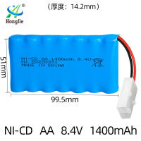 NEW high quality8.4V 1400mAh ชุดแบตเตอรี่นิกเกิลแคดเมียม 5 จำนวน AA แบตเตอรี่แบบชาร์จไฟได้ อุปกรณ์เสริมแบตเตอรี่ของเล่น แบตเตอรี่รถควบคุมระยะไกล