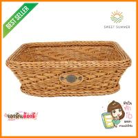 ตะกร้าเหลี่ยมเตี้ย MONARCH 30x30x10 ซม. สีน้ำตาลBASKET MONARCH NATURE 30X30X10CM **สามารถออกใบกำกับภาษีได้ค่ะ**