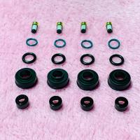 ชุดซ่อมหัวฉีดโตโยต้า1zz (ยางรองดำ / หมวกปลายหัวฉีดกลม/ กรอง Micro Filter) - 1ชุด / 20ชิ้น - สำหรับรถยนต์ โตโยต้า