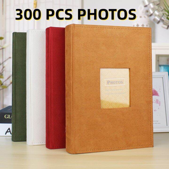 4R Photos Album 300 Pockets 6 Inch Photo Album Can Write Messages Insert Type Family Photo Album