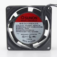 สำหรับ Sunon Sf23080at 2082hbl Gn พัดลม8Cm 8025 80Mm Ac 220V ~ 230V กรอบโลหะพัดลมทำความเย็นสำหรับตู้ปลา