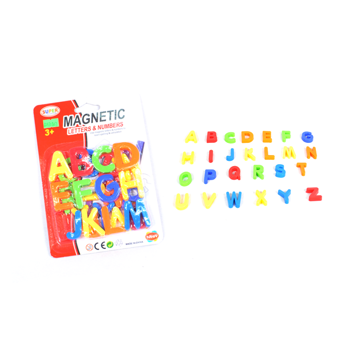 Iskiddo 26 Pcs Magnetic Alphabet Letters Educational Refrigerator 