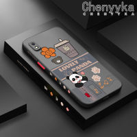 Chenyyka เคส M01s M10 A10s A10ลายการ์ตูนดีไซน์ใหม่แพนด้าน่ารักเคสโทรศัพท์เนื้อแข็งขอบซิลิโคนแบบนุ่มเคสกันกระแทกเคสป้องกันเลนส์กล้องคลุมทั้งหมด