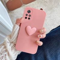 Note11s Liquid Silicone Case On For Xiaomi Redmi Note 11 Pro 11s 11pro 4g 5g 10 S Love Heart Protect Camera Full Cover Note11pro