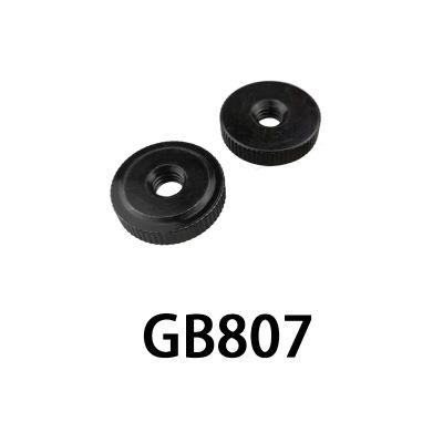 GB807 Black Zinc Plated Carbon Steel Small Step Hand Tighten Nuts Knurled Thumb Nuts M3 M4 M5 M6 M8 M10
