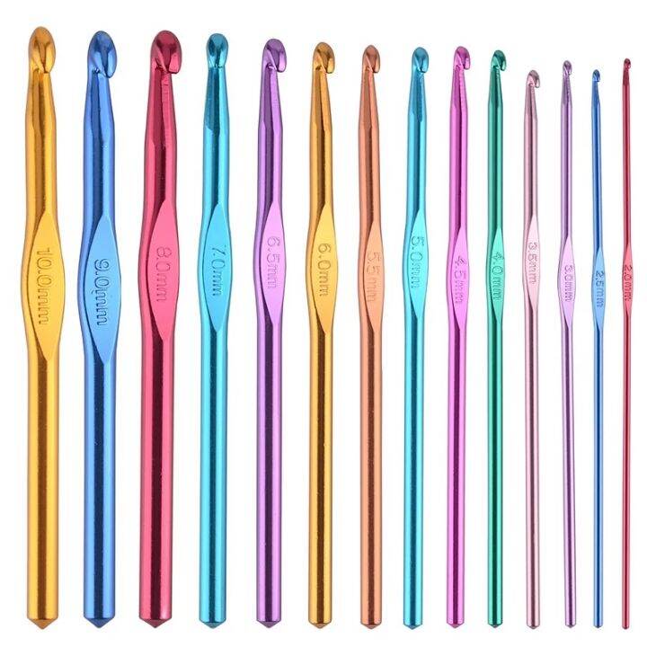 Hook Rajut Hakpen aluminium/jarum jahit rajut/crochet hook | Lazada Indonesia