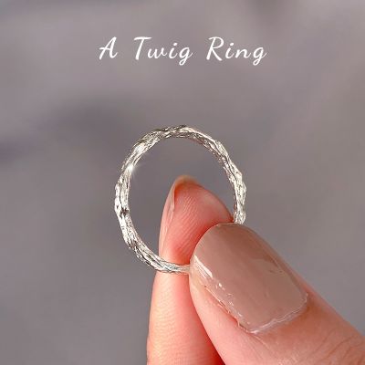卍△✜ Irregular 925 sterling silver ring women 2021 new popular dessert index finger ring design details wrappers are offered
