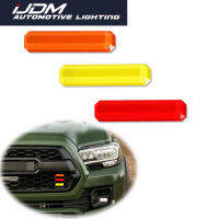 IJDM 3ชิ้น Tri-Color กระจังหน้าตราสัญลักษณ์สำหรับโตโยต้าทาโคมา4Runner ทุนดราสติ๊กเกอร์ D Ecals รถจัดแต่งทรงผมออโต้คาร์อุปกรณ์เสริม