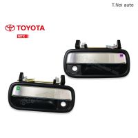 มือเปิดประตูนอก TOYOTA ไมตี้เอ็กซ์ ชุบ ข้างขวา-ซ้าย (A81R,L) 1คู่ ตี๋น้อยอะไหล่