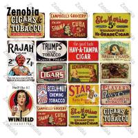 Star Tobacco Vintage Tin Sign Retro Metal Poster Always Fresh Cigars Tobacco Decoration for Man Cave Home Wall Art Decoration Size: 20cm X 30cm（Contact the seller, free customization）