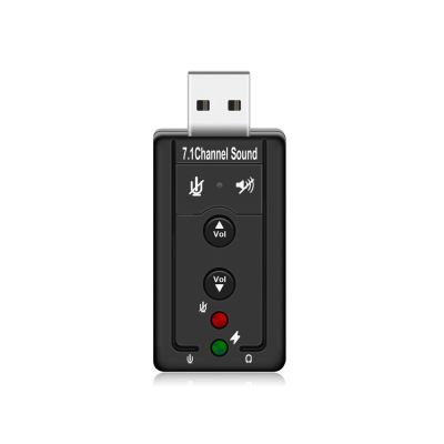 【Best-Selling】 DhakaMall 7.1ภายนอก USB การ์ดเสียง USB เพื่อแจ็ค3.5มิลลิเมตรหูฟังอะแดปเตอร์เสียง Micphone การ์ดเสียงสำหรับ Win Compter Android Linux M Ac