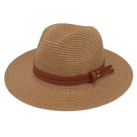 Nuovo Cappello Di Paglia A Di Panama Naturale Morbido Estate Donna/uomo Berretto Da Sole A Larga Da Spiaggia Protezione UV CELLO Fedora A Di-Perizoma