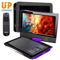 SUNPIN 2020 New PD969 11" Portable DVD Player for Car with Headrest Mount, Upgraded Remote Control, 9.5 inch Brightness Enhanced Screen DVD Play, 5 Hours Battery, Dual Earphone Jack(Purple)