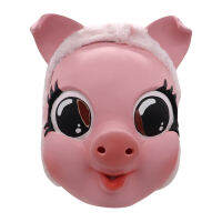 Kill Eve Movie Headset Douyin Net Red Pig Head Prop สัตว์น่ารักหน้ากากลาเท็กซ์ฆาตกรในทางที่ผิด