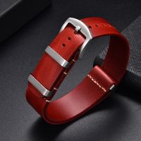 （Bar watchband） สายนาฬิกาสายนาฬิกาหนังแท้สายนาฬิกาข้อมือสายรัดข้อมือเปลี่ยนได้หนังวัวสายแนววินเทจ18มม. 20มม. 22มม. 24มม.