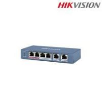 Hikvision,DS-3E0106HP-E,L2,Unmanaged,4 10/100M RJ45 PoE ports,2 10/100M RJ45 uplink ports ,รับติดตั้งวางระบบกล้องวงจรปิด