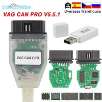 ❈❏❣ New VAG CAN PRO V5.5.1 with FTDI FT245RL VCP OBD2 Diagnostic Interface USB Cable Support Can Bus UDS K Line Works for AUDI/VW