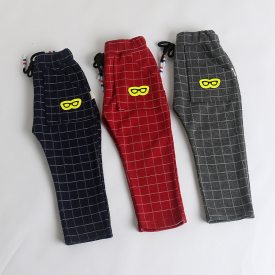 Ienens kids baby boys casual clothes pants fashion toddler infant trousers - ảnh sản phẩm 1