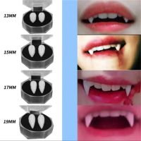 1 Pair Halloween Vampire Dentures Trick Props Costume Party Dentures Tricky Tools Event Party Accessories for Men and Women