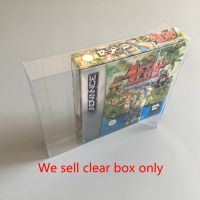 Clear transparent box For GBA GBC EU US version game card Display plastic PET Protector collection storage protective box