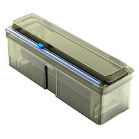 Slide Cutter Food Wrap Dispenser Plastic Cling Film Refillable Box For Cling Film Oil-Absorbing Paper Tin Foil Kitchen Storage