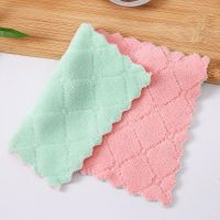 1pcs Dishcloth, absorbent cloth, non-stick oil, scouring pad, kitchen dish towel, cleaning cloth, table wipe, towel