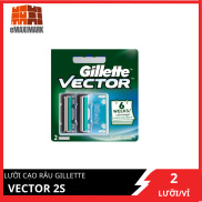 HCMLưỡi dao cạo râu Gillette Vector lưỡi 2s