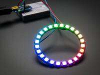 NeoPixels RGB แถบไฟ LED แบบวง สำหรับ Arduino