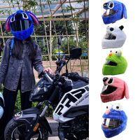 Motorcycle Helmet Covers Christmas Cap Gift Cartoons Cover Motorbike Funny Crazy Case Crash Personalized Full Helmets Cover