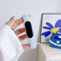 สายสีลูกกวาด สายสร้อยข้อมือ Xiaomi 3/4/5/6/7 PC สายเรซิ่น MI BAND 5 6 7