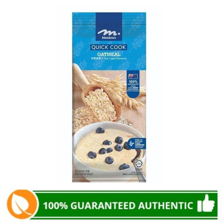 Meadows Quick Cook Oatmeal 800g Lazada PH