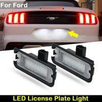 2021For Ford Mustang 2015-2019 Car Rear White LED License Plate Light Number Plate Lamp