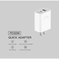 Eloop C15 หัวชาร์จเร็ว PD 30W | QC 22.5W 2 Port USB Type C Adapter Fast Charge by Orsen