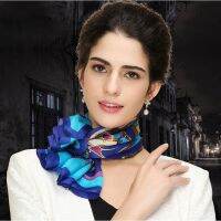 Women New Elegant Square Silk Satin Scarf Head Neck Hair Tie